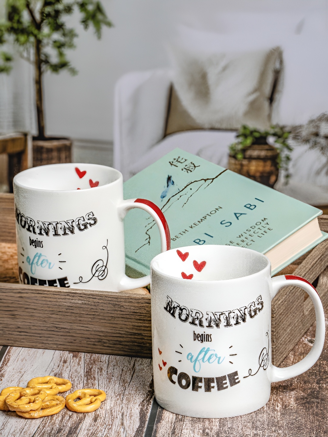 GOODHOMES White & Black Text or Slogans Printed Porcelain Glossy Mugs Set of Cups and Mugs
GOODHOMES White & Black Text or Slogans Printed Porcelain Glossy Mugs Set of Cups and Mugs
