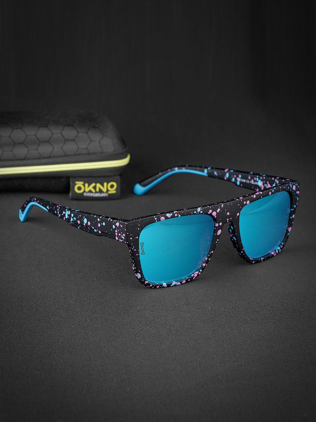OKNO Unisex Square Sunglasses with Polarised and UV Protected Lens OKHeliosWDC2-Blue
OKNO Unisex Square Sunglasses with Polarised and UV Protected Lens OKHeliosWDC2-Blue