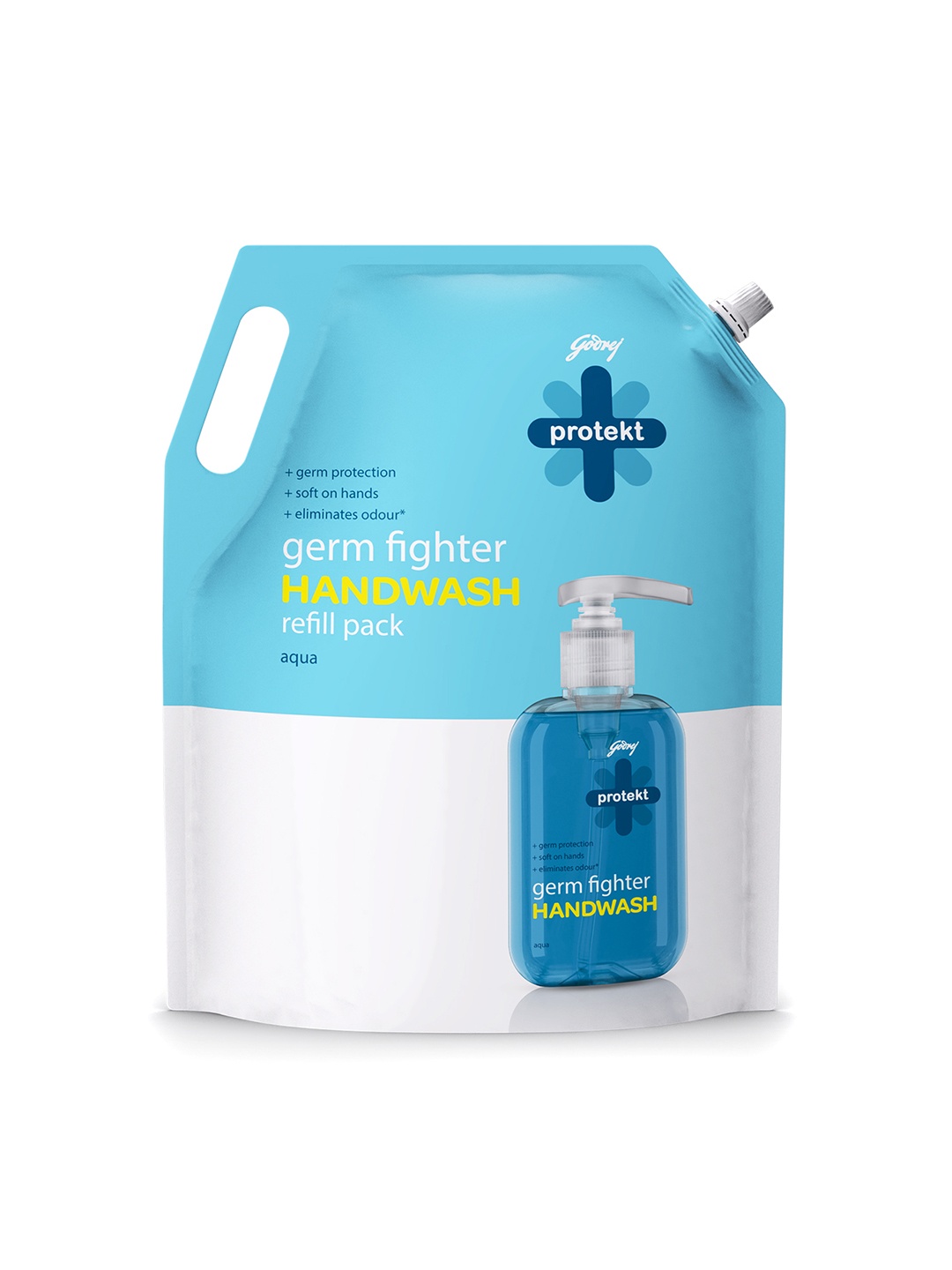 Godrej Protekt Aqua Germ Fight Hand Wash Refill for Germ Protection - 1.5 l, Blue
Godrej Protekt Aqua Germ Fight Hand Wash Refill for Germ Protection - 1.5 l, Blue