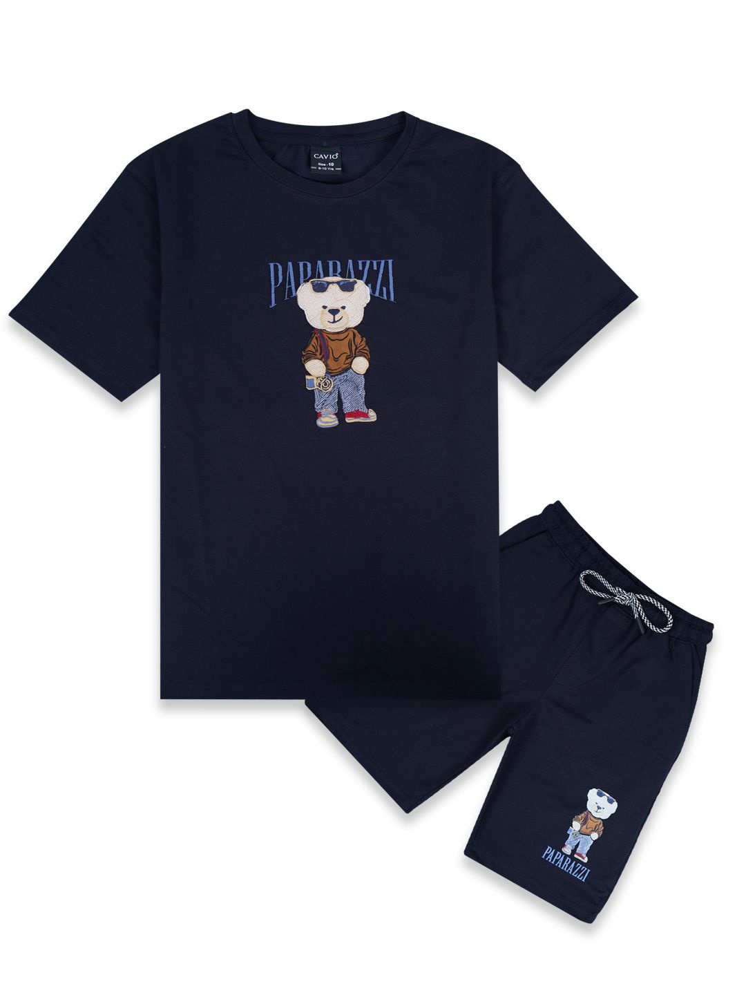 CAVIO Boys Printed T-shirt with Shorts Regular Fit Half Sleeve Casual Clothing Set, Navy blue
CAVIO Boys Printed T-shirt with Shorts Regular Fit Half Sleeve Casual Clothing Set, Navy blue