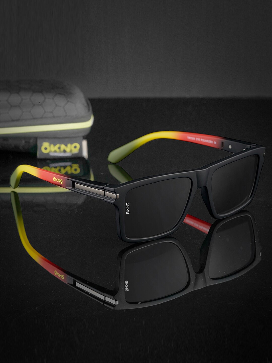 OKNO Unisex Rectangle Sunglasses with Polarised and UV Protected Lens OKRydonWDC10, Black
OKNO Unisex Rectangle Sunglasses with Polarised and UV Protected Lens OKRydonWDC10, Black