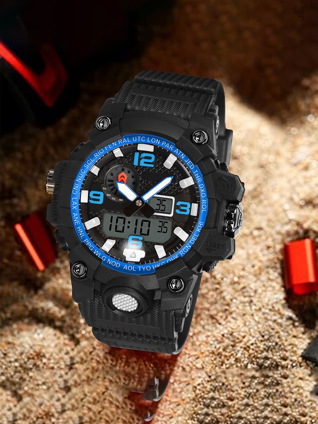 YOUNG MISSION Unisex Kids Patterned Dial & Bracelet Style Straps Analogue and Digital Watch KOOL KIDZ, Blue
YOUNG MISSION Unisex Kids Patterned Dial & Bracelet Style Straps Analogue and Digital Watch KOOL KIDZ, Blue