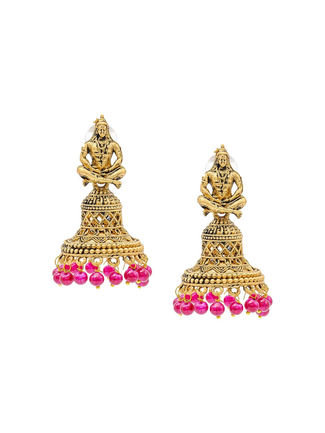 Shining Jewel - By Shivansh Women Ethnic Contemporary Jhumkas Earrings 30 gms, Maroon
Shining Jewel - By Shivansh Women Ethnic Contemporary Jhumkas Earrings 30 gms, Maroon