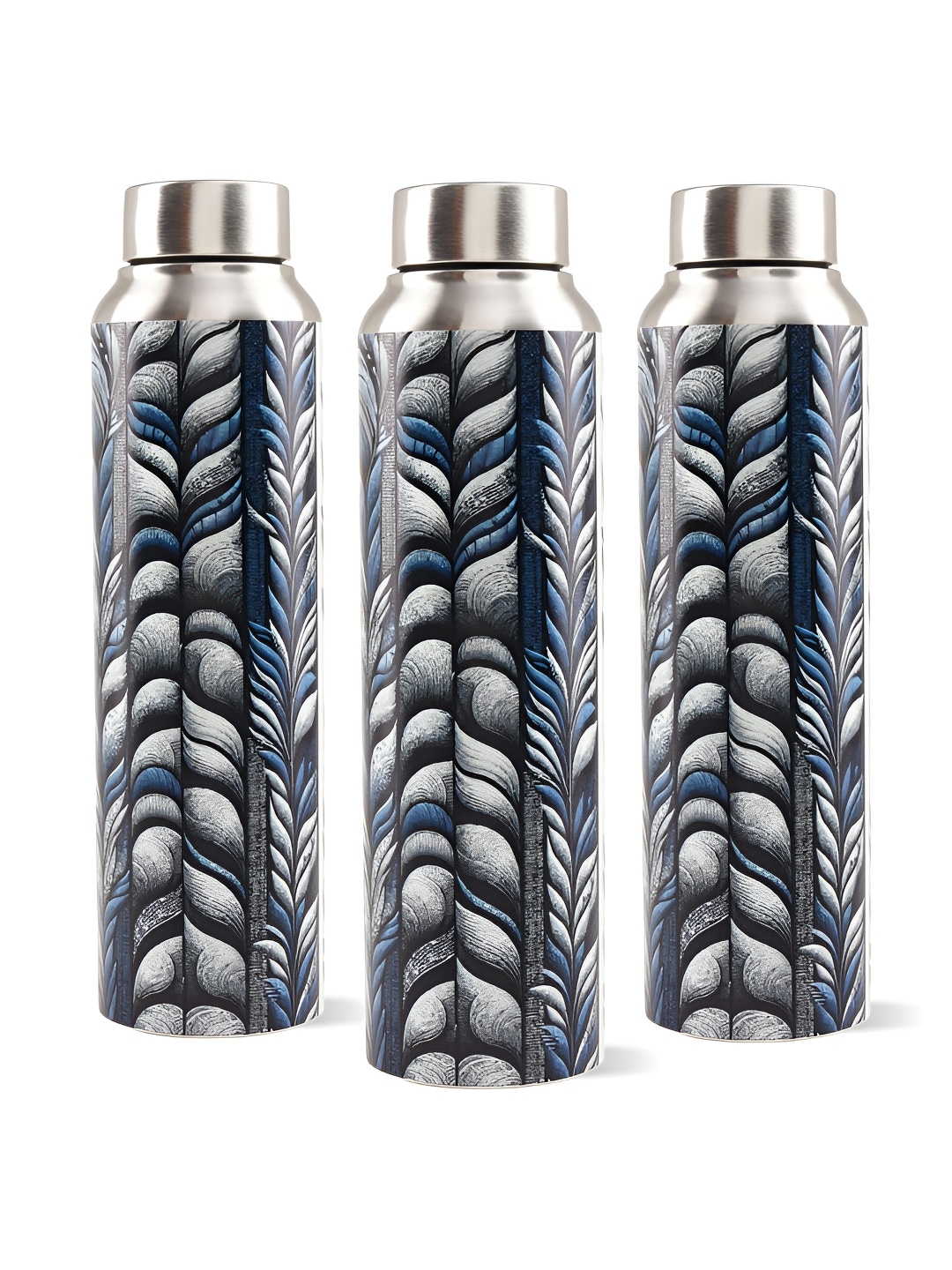 The Better Home Silver-Toned & Grey 3 Pieces Stainless Steel Water Bottle 1 Litre
The Better Home Silver-Toned & Grey 3 Pieces Stainless Steel Water Bottle 1 Litre
