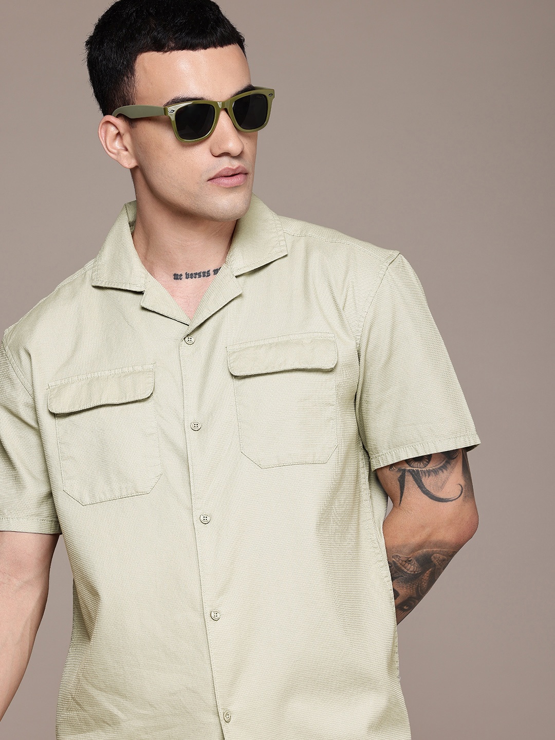 The Roadster Life Co. Pure Cotton Self Design Textured Relaxed Fit Casual Shirt, Beige
The Roadster Life Co. Pure Cotton Self Design Textured Relaxed Fit Casual Shirt, Beige