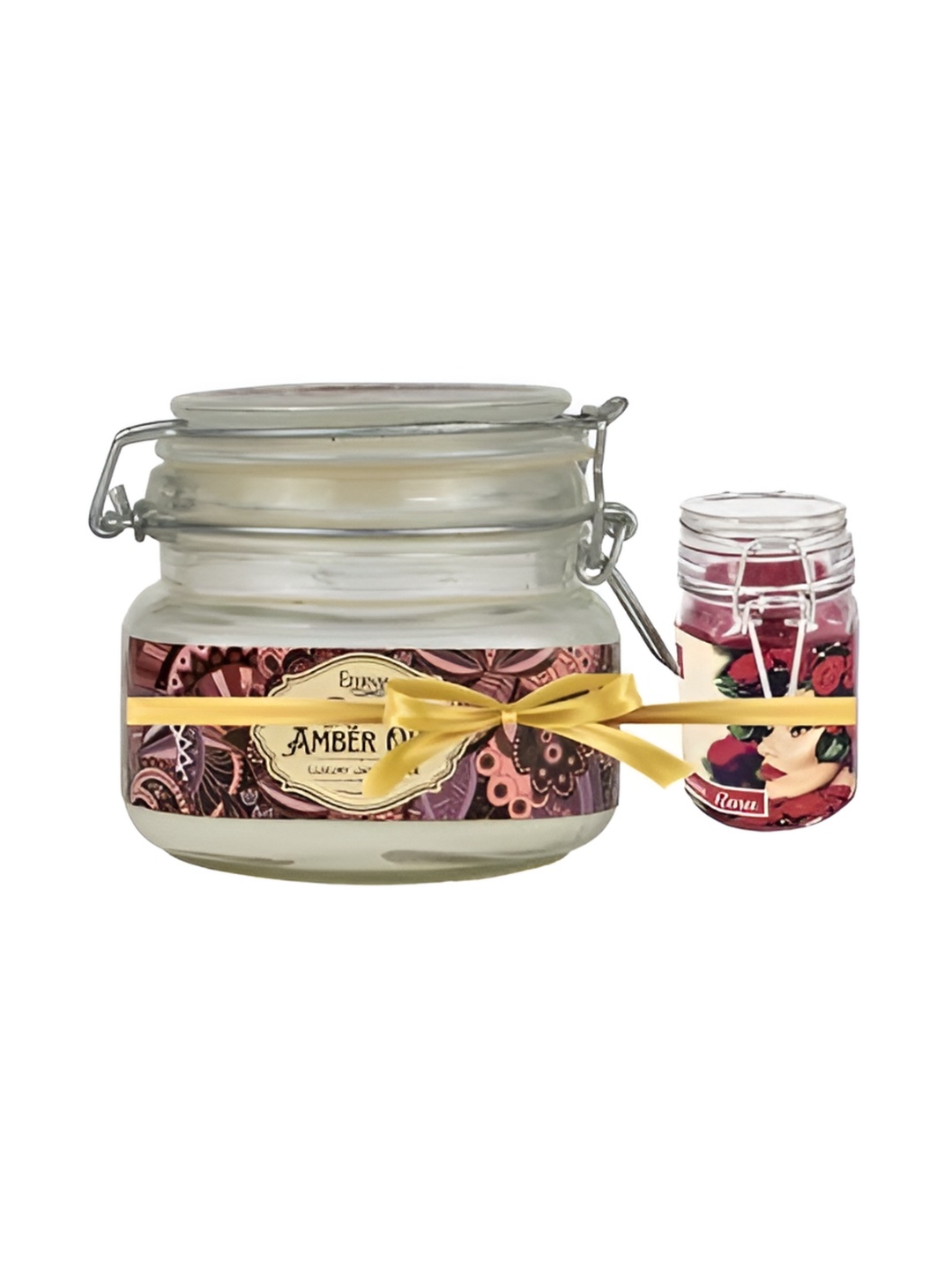 Premsons Combo of Royal Amber Oud 28 Hours Jar Candle with Rose 16 Hours Jar Candle, White
Premsons Combo of Royal Amber Oud 28 Hours Jar Candle with Rose 16 Hours Jar Candle, White