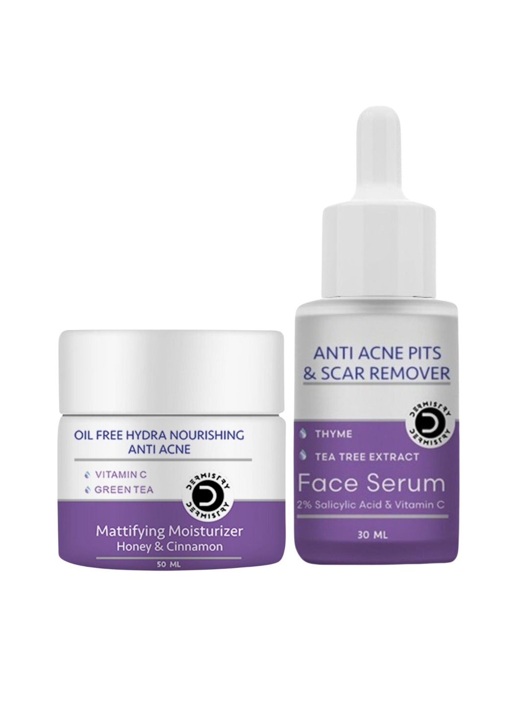 Vigini Dermistry Mattifying Moisturizer - 50ml & Face Serum 30ml Combo, White
Vigini Dermistry Mattifying Moisturizer - 50ml & Face Serum 30ml Combo, White