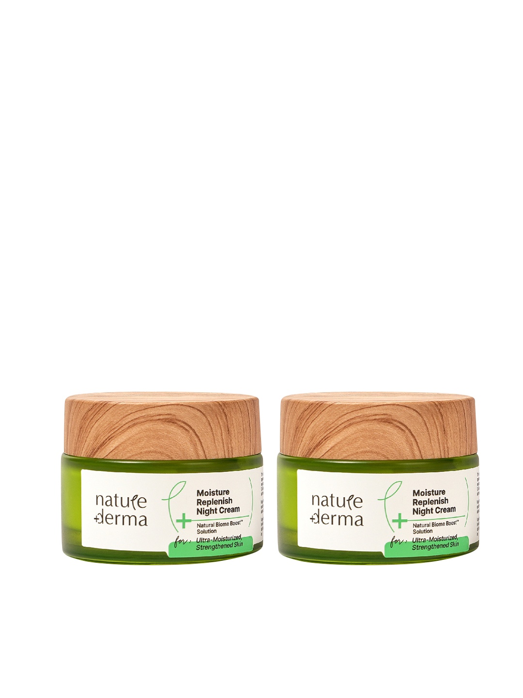 Nature Derma Set of 2 Moisture Replenish Night Cream with Natural Biome-Boost - 50ml each, White
Nature Derma Set of 2 Moisture Replenish Night Cream with Natural Biome-Boost - 50ml each, White