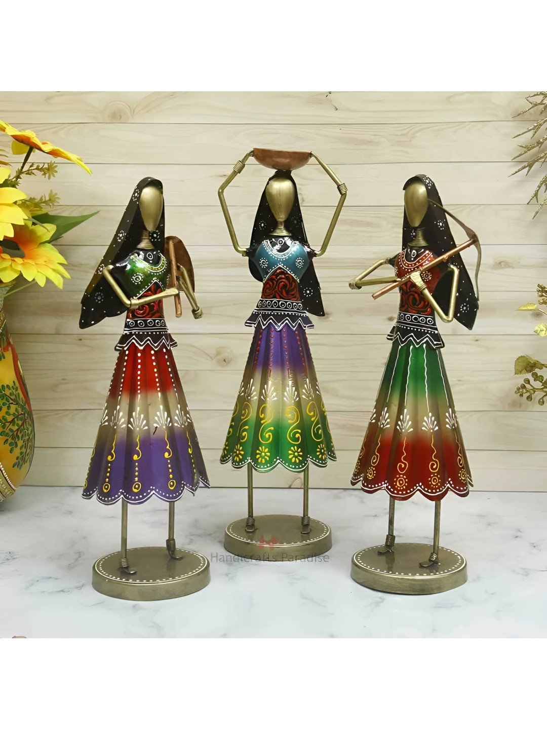 HANDICRAFTS PARADISE Multicoloured Figurine Showpiece, Multi
HANDICRAFTS PARADISE Multicoloured Figurine Showpiece, Multi