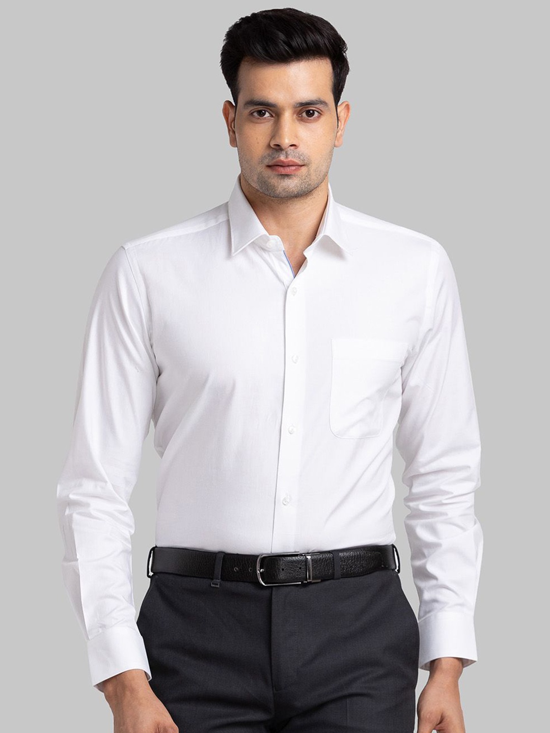 Raymond Pure Cotton Formal Shirts, White