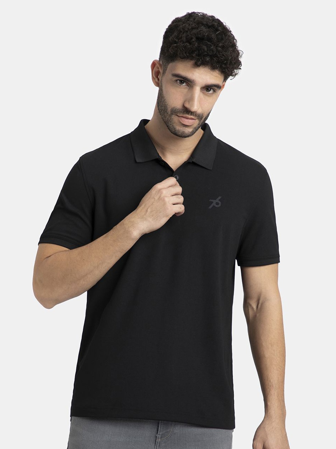 Jockey Microfiber Fabric Polo Tshirt with StayDry & StayFresh Technology-AM38, Black
Jockey Microfiber Fabric Polo Tshirt with StayDry & StayFresh Technology-AM38, Black