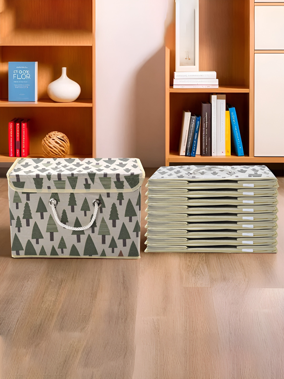 Kuber Industries Set of 10 Cream-Coloured Regular Drawer Organisers 
Kuber Industries Set of 10 Cream-Coloured Regular Drawer Organisers