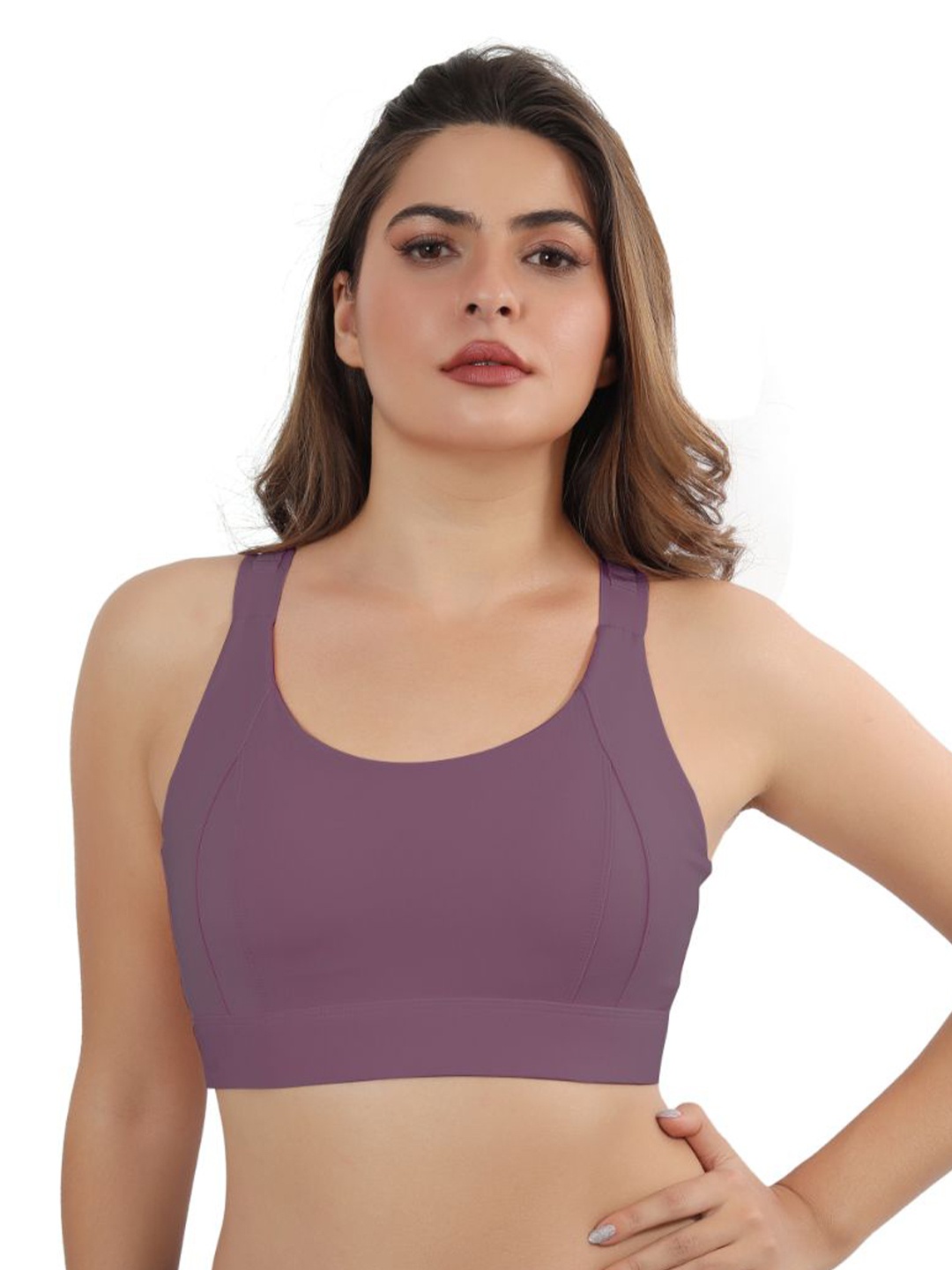 Bella Voste Lightly Padded Dry Fit High Support Workout Bra- All Day Comfort, Purple
Bella Voste Lightly Padded Dry Fit High Support Workout Bra- All Day Comfort, Purple