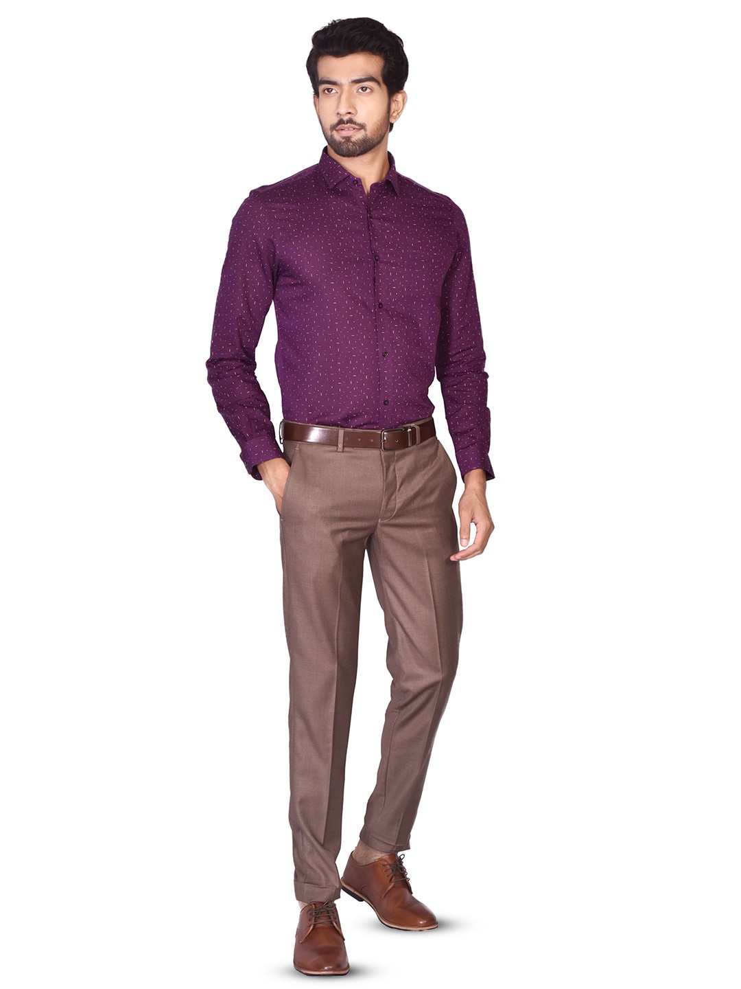 Turtle Spread Collar Long Sleeves Classic Slim Fit Abstract Printed Formal Shirt, Purple
Turtle Spread Collar Long Sleeves Classic Slim Fit Abstract Printed Formal Shirt, Purple