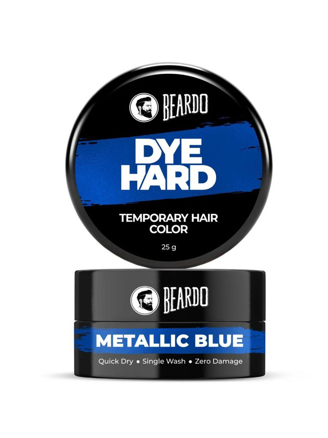 BEARDO Dye Hard No Bleach Ammonia Free Temporary Hair Color 25 g - Metallic Blue
BEARDO Dye Hard No Bleach Ammonia Free Temporary Hair Color 25 g - Metallic Blue