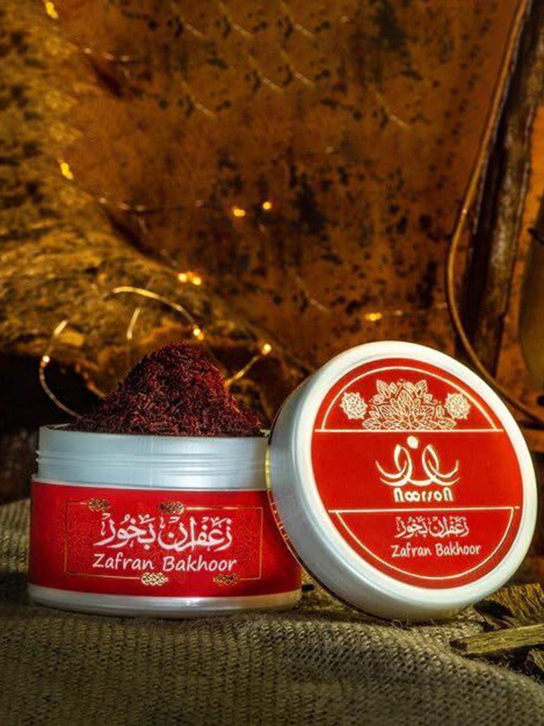 Noorson Bakhoor Zafran Home Fragrance - 40g, Burgundy
Noorson Bakhoor Zafran Home Fragrance - 40g, Burgundy
