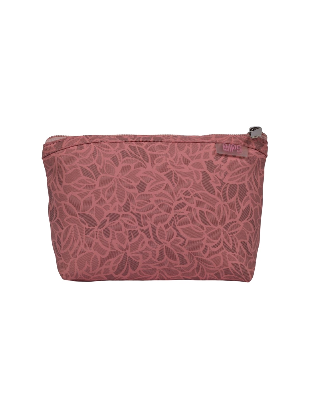 QIPS Set of 2 Textured Compact Pouch Travel Accessory, Pink