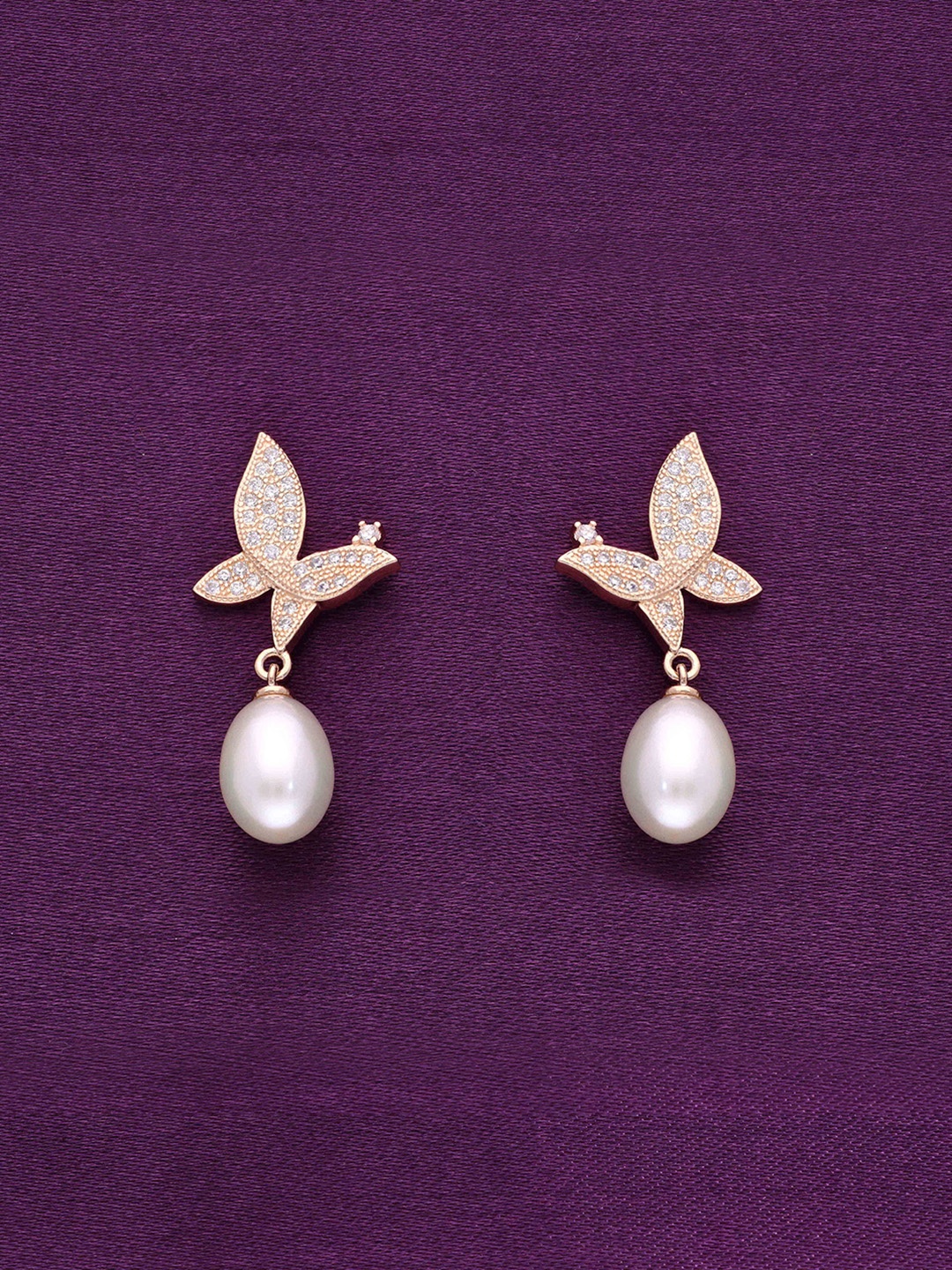 KAI JEWEL Gold-Plated Sterling Silver Artificial Stones and Beads Drop Earrings, Rose gold
KAI JEWEL Gold-Plated Sterling Silver Artificial Stones and Beads Drop Earrings, Rose gold