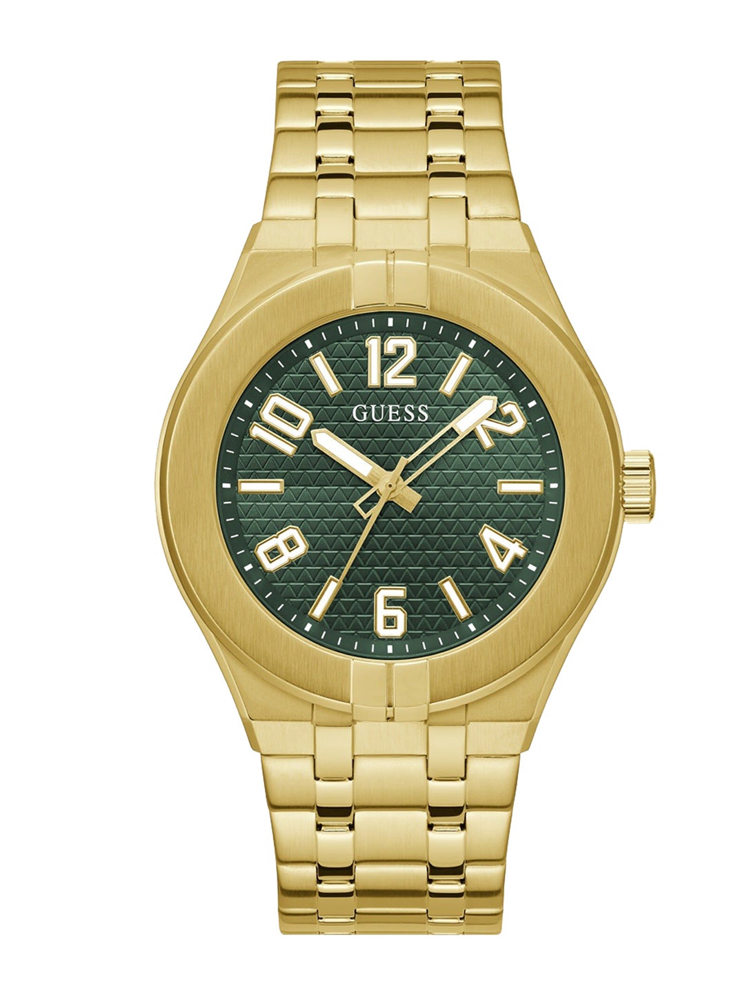 GUESS Men Dial & Stainless Steel Bracelet Style Straps Analogue Watch GW0661G2, Gold
GUESS Men Dial & Stainless Steel Bracelet Style Straps Analogue Watch GW0661G2, Gold