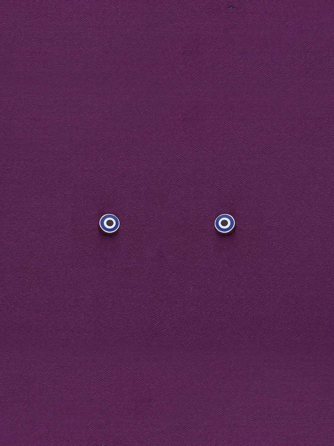 KAI JEWEL Rhodium-Plated 925 Sterling Silver CZ Stone Studded Evil Eye Studs Earrings
KAI JEWEL Rhodium-Plated 925 Sterling Silver CZ Stone Studded Evil Eye Studs Earrings