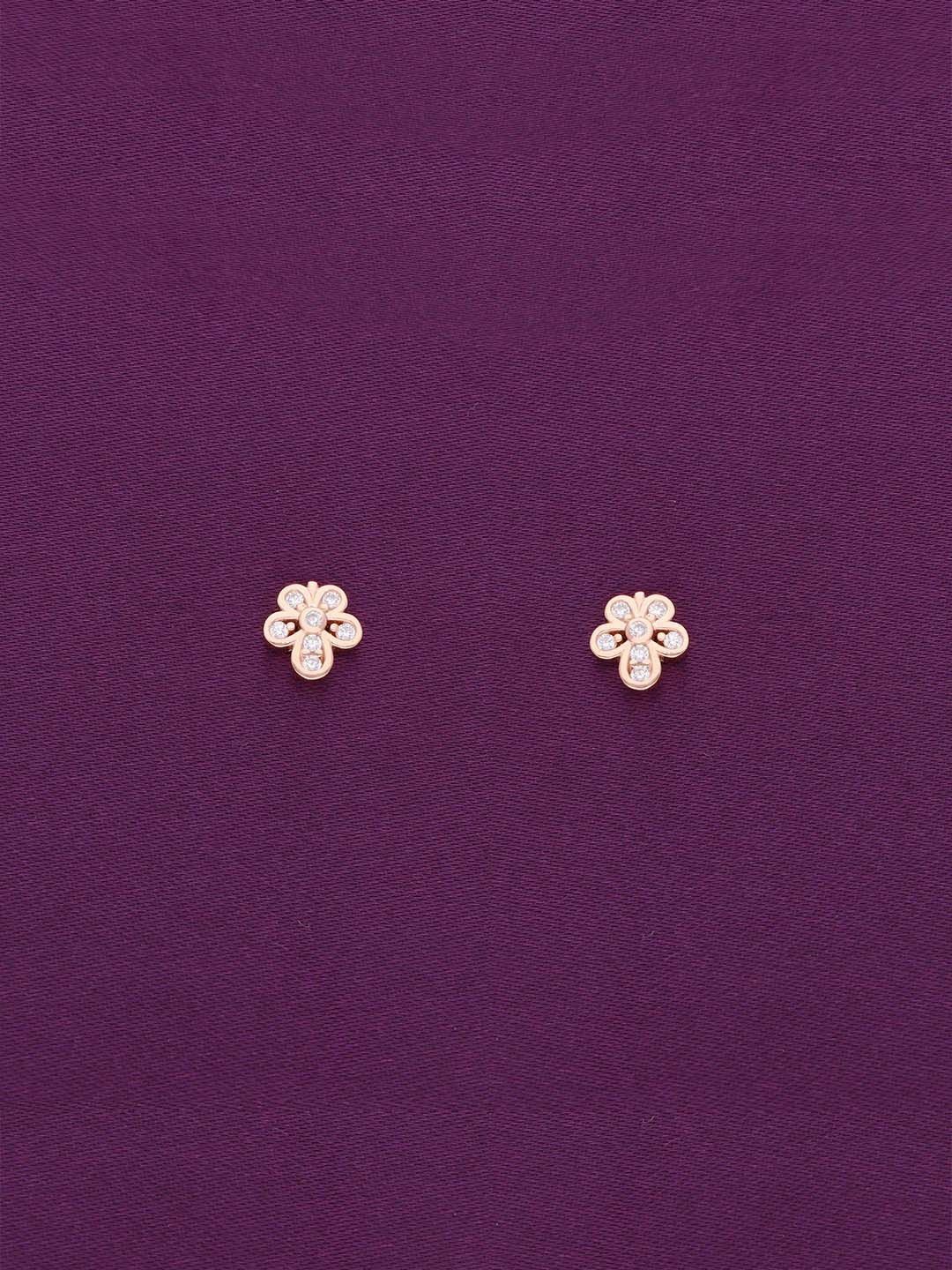 KAI JEWEL 92.5 Sterling Silver Rose Gold-Plated Cubic Zirconia Studded Studs Earrings
KAI JEWEL 92.5 Sterling Silver Rose Gold-Plated Cubic Zirconia Studded Studs Earrings