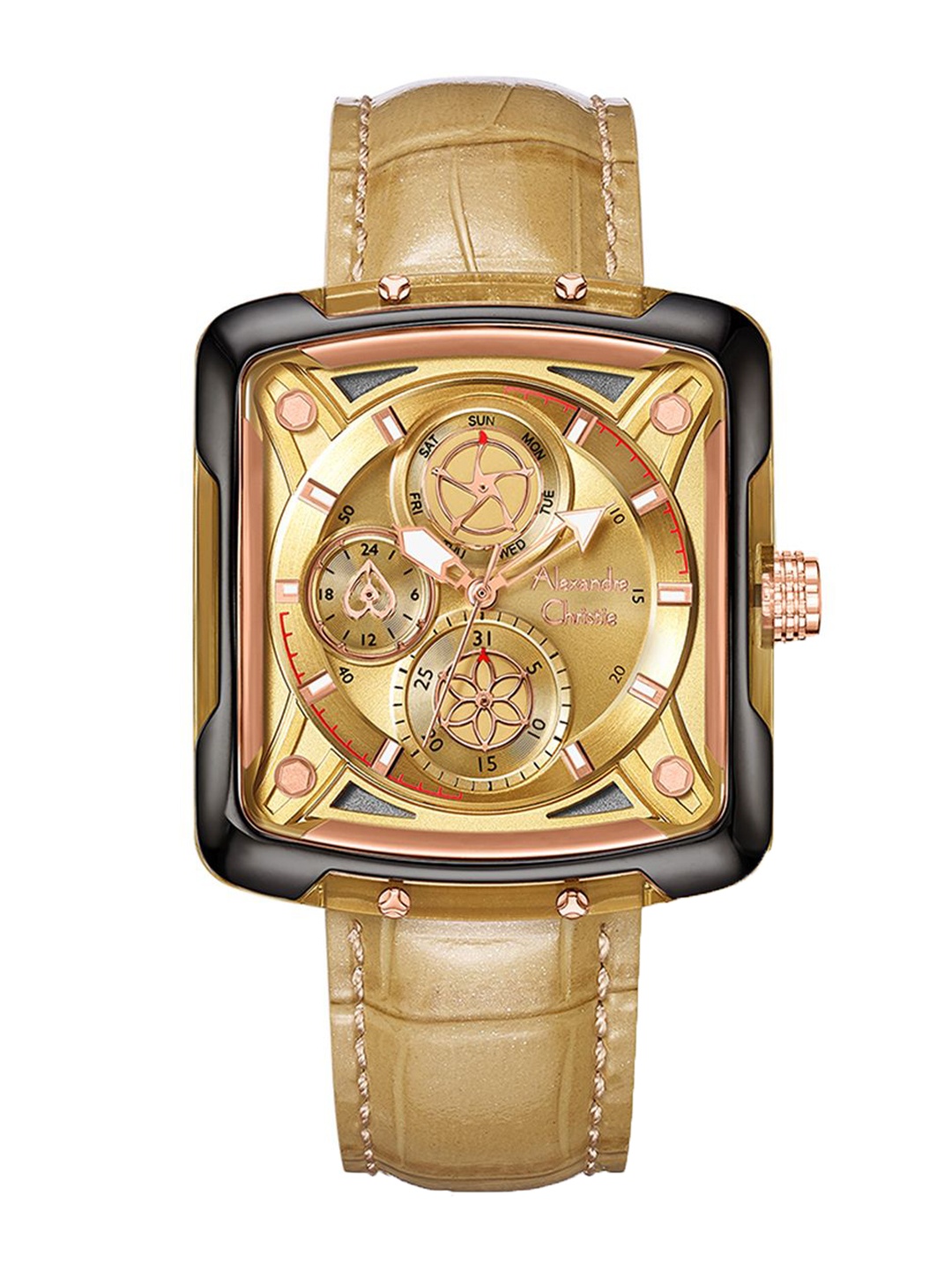Alexandre Christie Women Dial & Leather Bracelet Style Straps Analogue Watch 3030BFLGRLO, Yellow
Alexandre Christie Women Dial & Leather Bracelet Style Straps Analogue Watch 3030BFLGRLO, Yellow