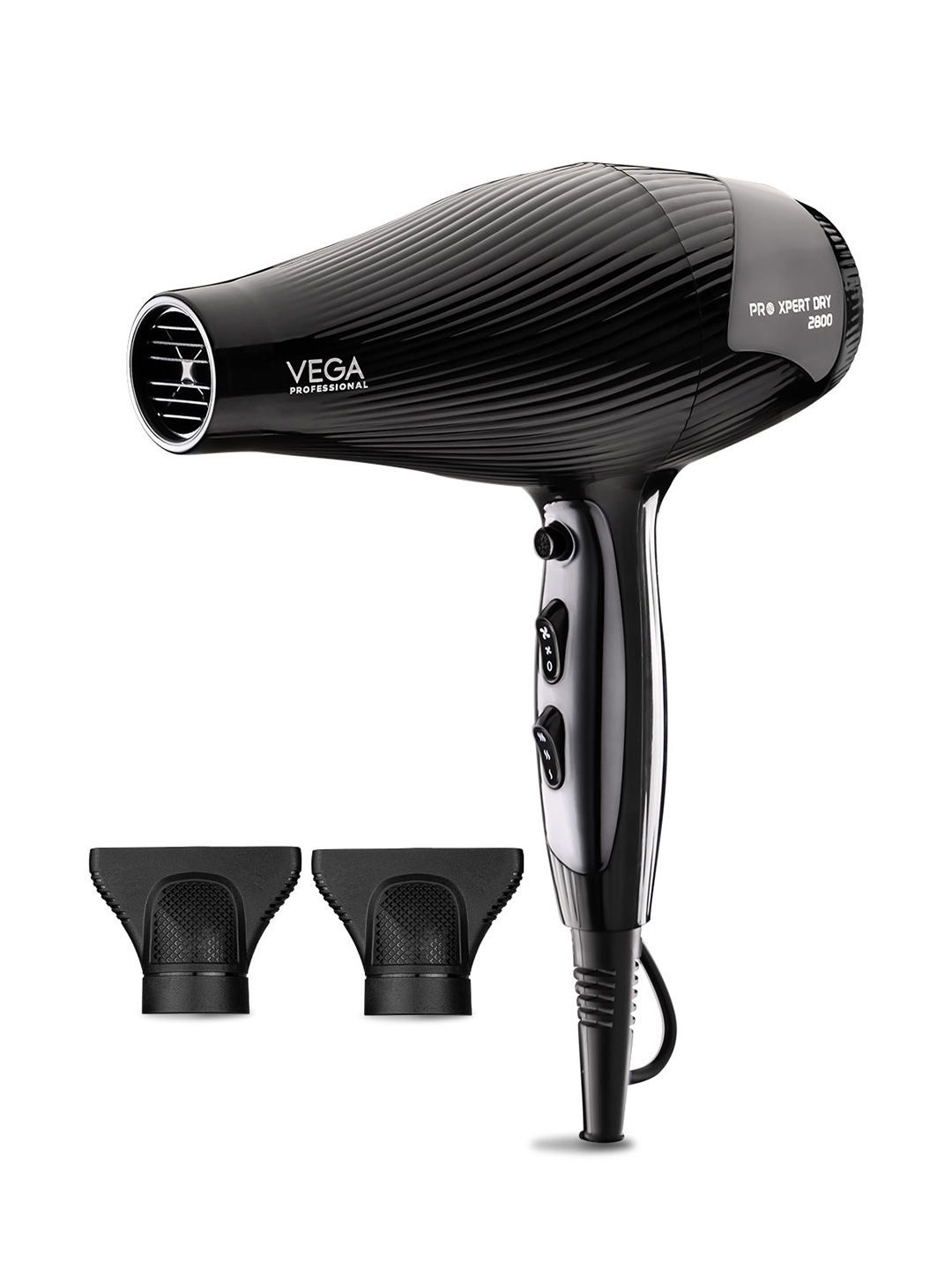 VEGA PROFESSIONAL Pro Xpert Dry 2800 Hair Dryer with 4 Heat & 2 Speed Setting - VPPHD-10, Black
VEGA PROFESSIONAL Pro Xpert Dry 2800 Hair Dryer with 4 Heat & 2 Speed Setting - VPPHD-10, Black