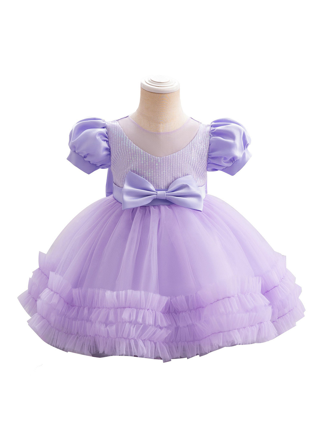 StyleCast x Revolte Girls Mermaid Sequin Fit & Flare Dress, Purple 
StyleCast x Revolte Girls Mermaid Sequin Fit & Flare Dress, Purple