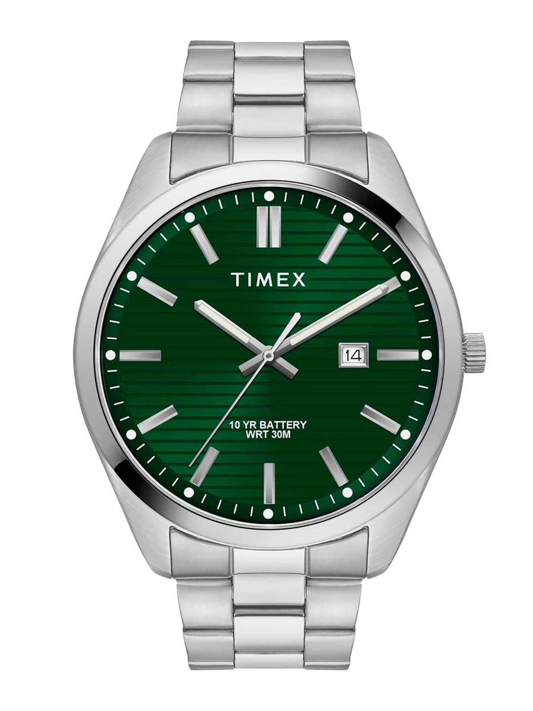Timex Men Brass Dial & Stainless Steel Bracelet Style Straps Analogue Watch TWTG10409-JIT, Green
Timex Men Brass Dial & Stainless Steel Bracelet Style Straps Analogue Watch TWTG10409-JIT, Green