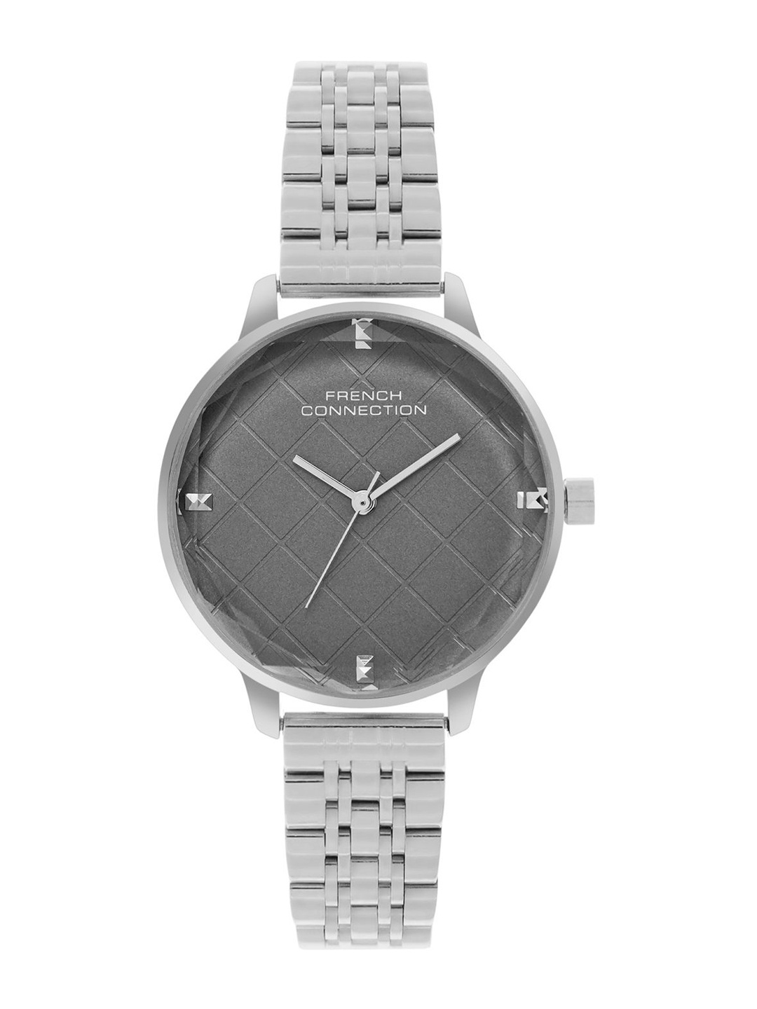 French Connection Women Dial & Stainless Steel Bracelet Style Straps Analogue Watch FCN0100SM, Grey
French Connection Women Dial & Stainless Steel Bracelet Style Straps Analogue Watch FCN0100SM, Grey