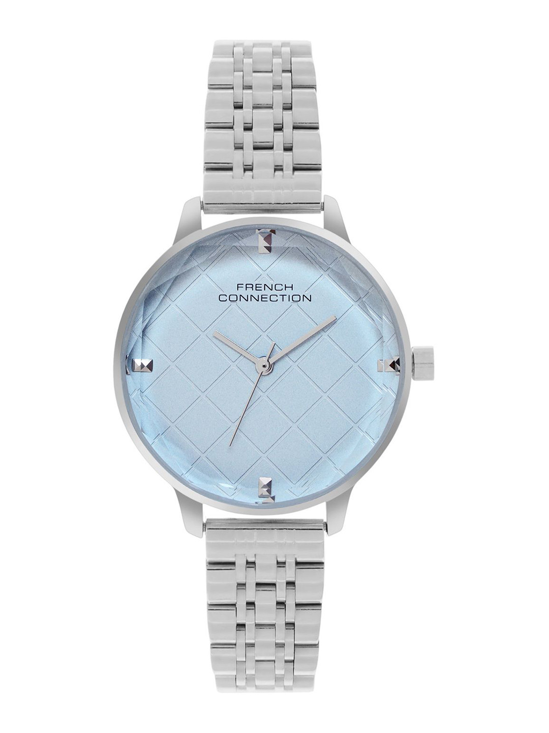 French Connection Women Dial & Stainless Steel Bracelet Style Straps Analogue Watch FCN0100USM, Blue
French Connection Women Dial & Stainless Steel Bracelet Style Straps Analogue Watch FCN0100USM, Blue