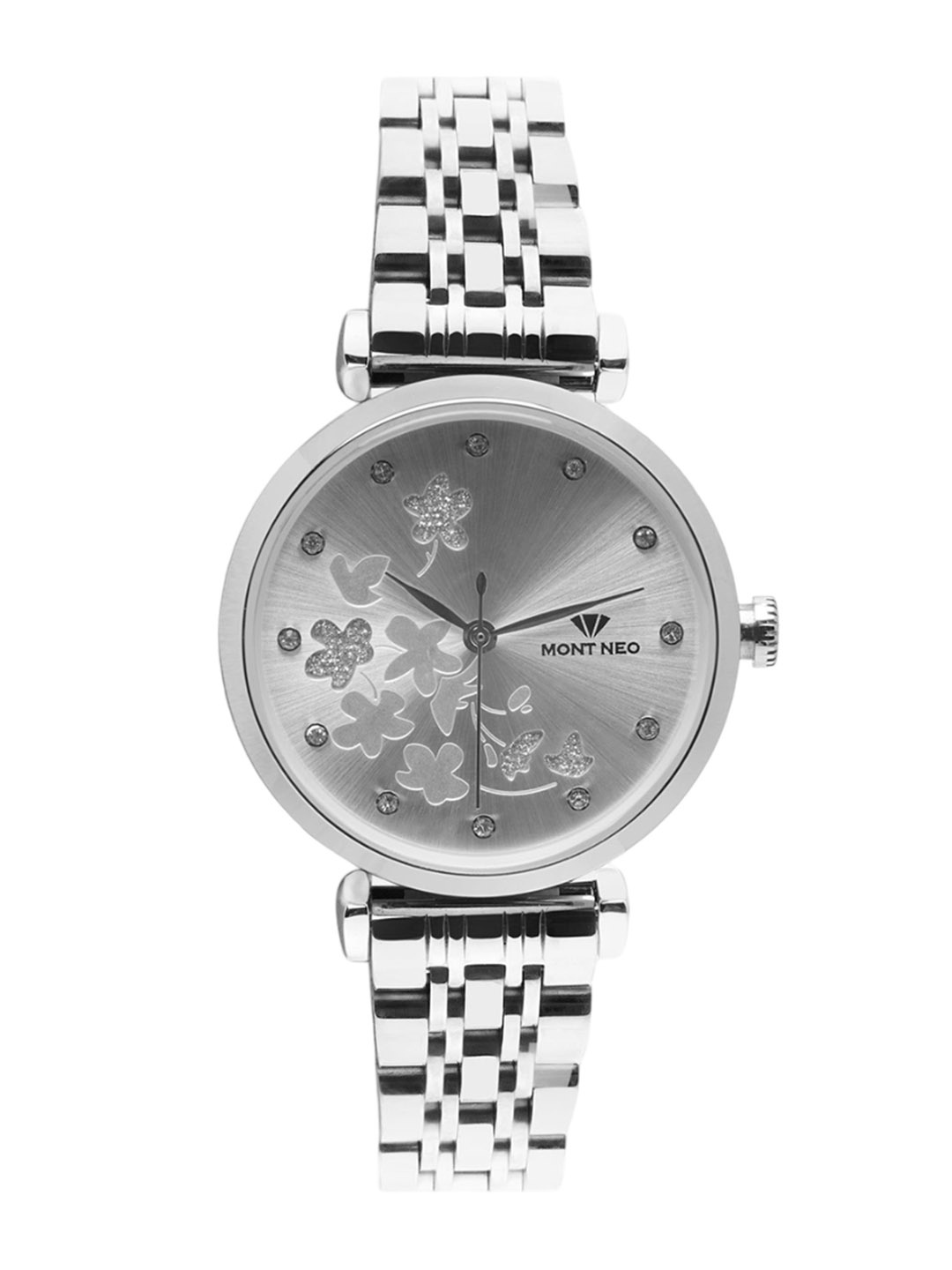 MONT NEO Women Printed Dial & Stainless Steel Bracelet Style Straps Analogue Watch 7505T-M1103, Silver
MONT NEO Women Printed Dial & Stainless Steel Bracelet Style Straps Analogue Watch 7505T-M1103, Silver