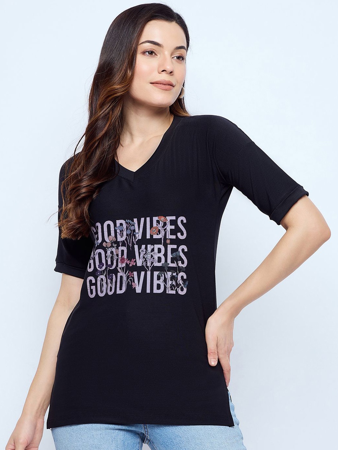 Skidlers Typography Printed Drop-Shoulder Pure Cotton Oversized Summer T-shirt, Black
Skidlers Typography Printed Drop-Shoulder Pure Cotton Oversized Summer T-shirt, Black