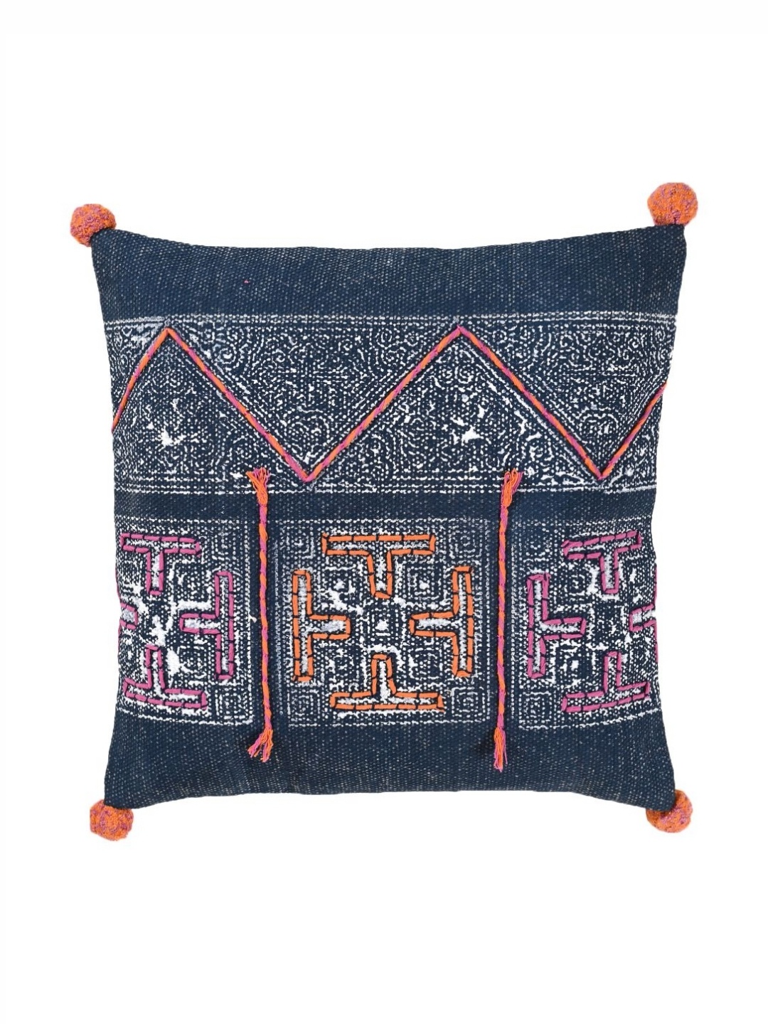 Art Avenue Blue & Orange 2 Pieces Geometric Embroidered Cotton Square Cushion Covers
Art Avenue Blue & Orange 2 Pieces Geometric Embroidered Cotton Square Cushion Covers