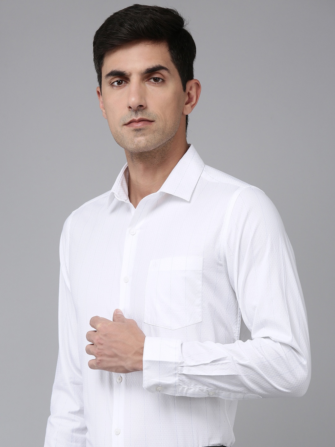 Arrow Pure Cotton Self Design Textured Manhattan Slim Fit Opaque Formal Shirt, White
Arrow Pure Cotton Self Design Textured Manhattan Slim Fit Opaque Formal Shirt, White