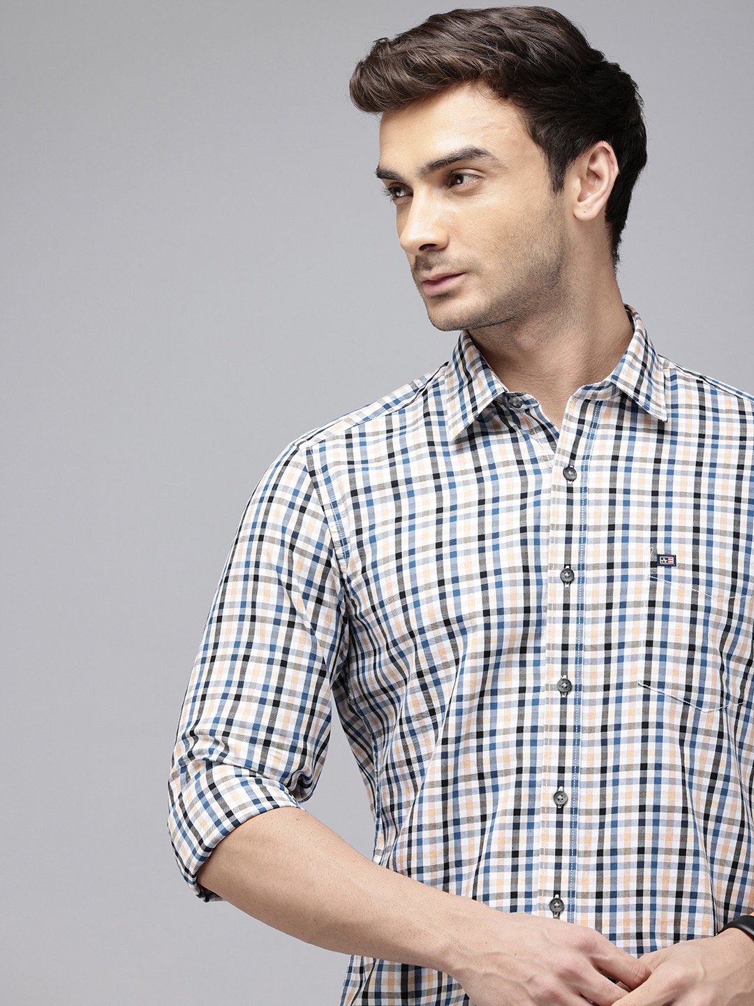 Arrow Sport Pure Cotton Manhattan Slim Fit Checked Casual Shirt, Multi
Arrow Sport Pure Cotton Manhattan Slim Fit Checked Casual Shirt, Multi
