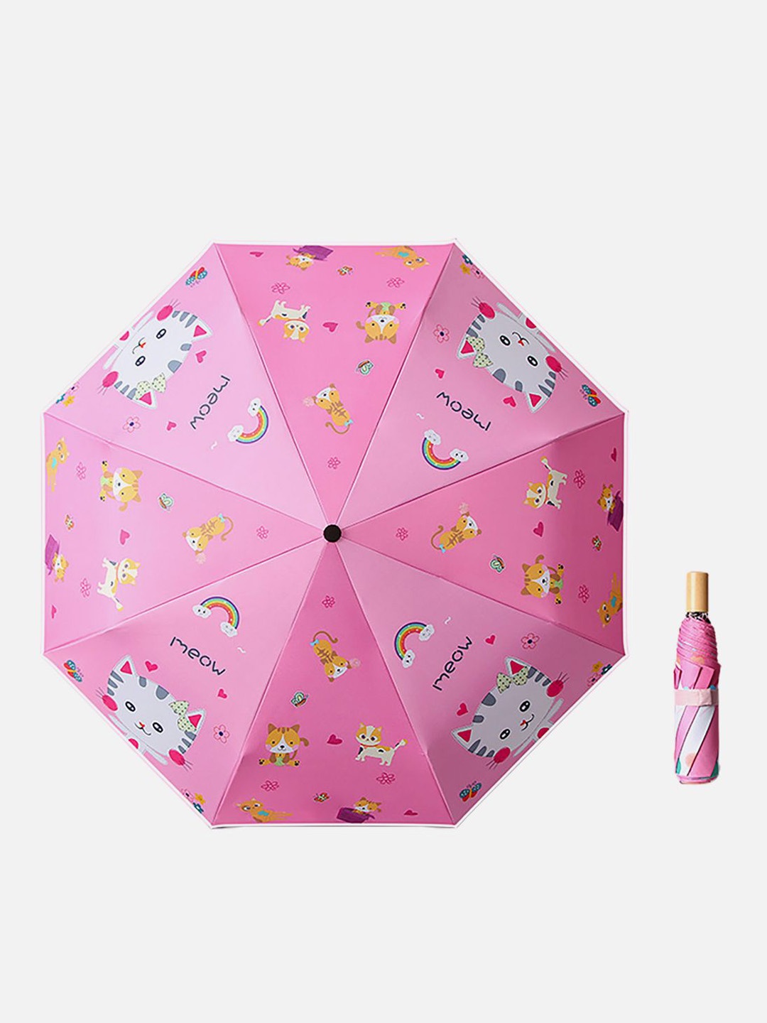 Little Surprise Box LLP Pink & White Manual 3 Fold Cartoon Characters Printed Umbrella
Little Surprise Box LLP Pink & White Manual 3 Fold Cartoon Characters Printed Umbrella