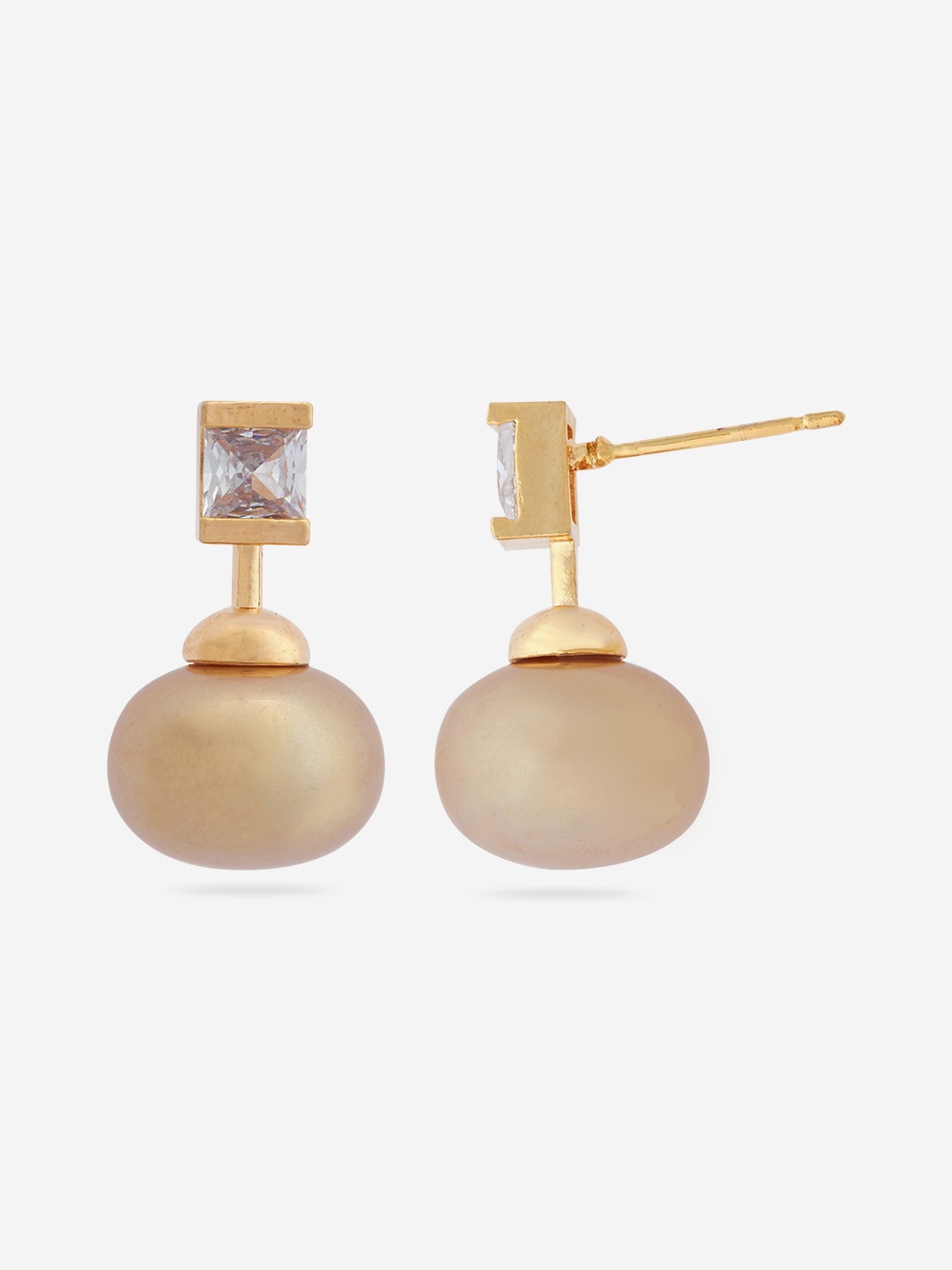 Kushal's Fashion Jewellery Gold-Plated Cubic Zirconia Classic Studs Earrings, Champagne
Kushal's Fashion Jewellery Gold-Plated Cubic Zirconia Classic Studs Earrings, Champagne