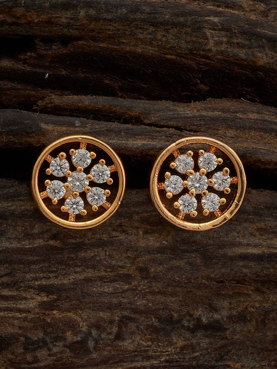 Kushal's Fashion Jewellery Rose Gold-Plated Classic Cubic Zirconia Studded Earrings, White
Kushal's Fashion Jewellery Rose Gold-Plated Classic Cubic Zirconia Studded Earrings, White
