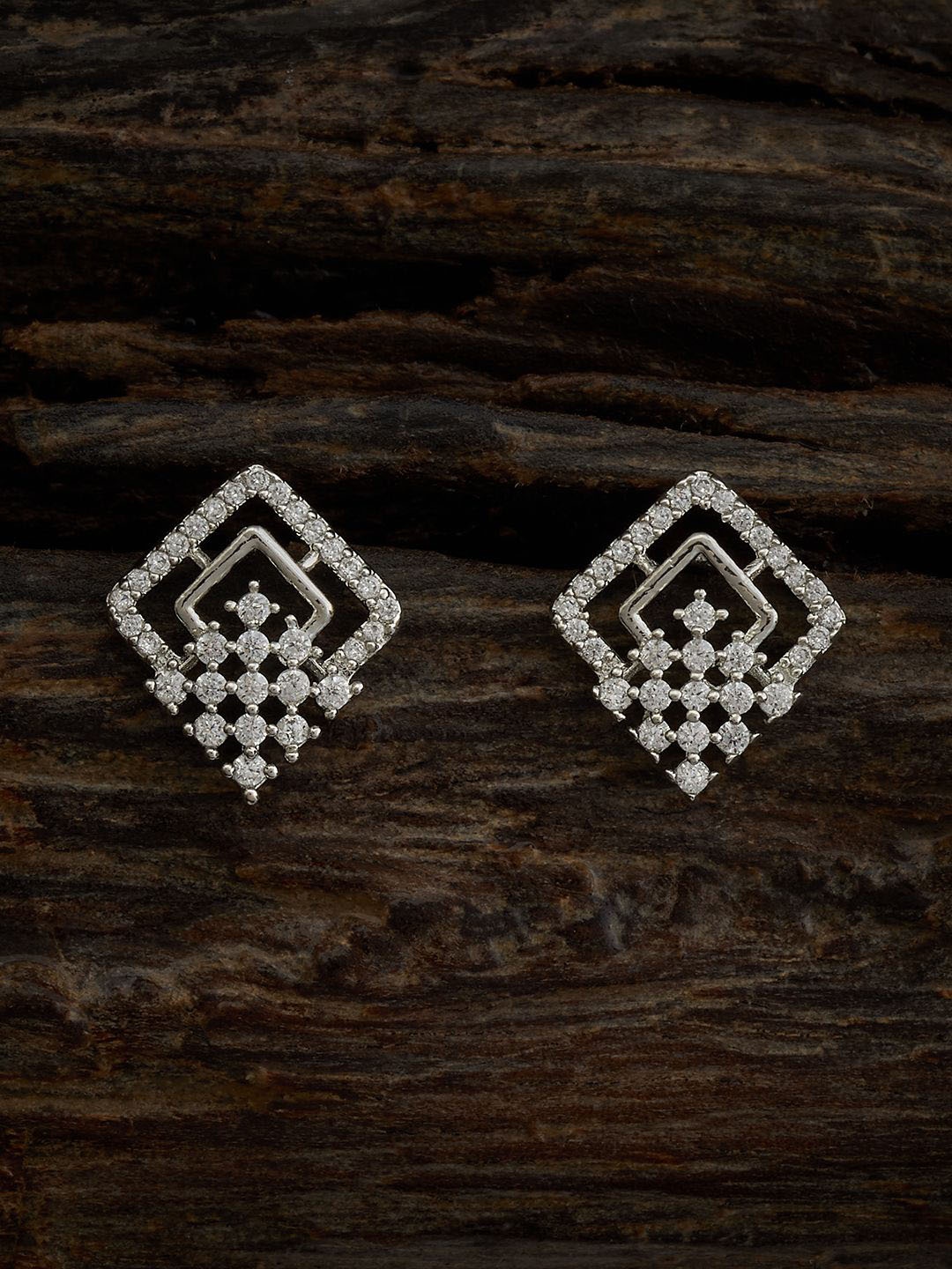 Kushal's Fashion Jewellery Rhodium-Plated Silver Cubic Zirconia Classic Studs Earrings, White
Kushal's Fashion Jewellery Rhodium-Plated Silver Cubic Zirconia Classic Studs Earrings, White