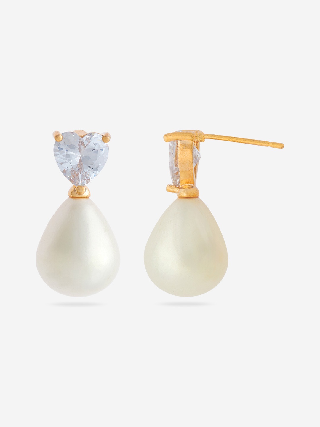 Kushal's Fashion Jewellery Gold-Plated Copper Cubic Zirconia Classic Drop Earrings, Cream
Kushal's Fashion Jewellery Gold-Plated Copper Cubic Zirconia Classic Drop Earrings, Cream