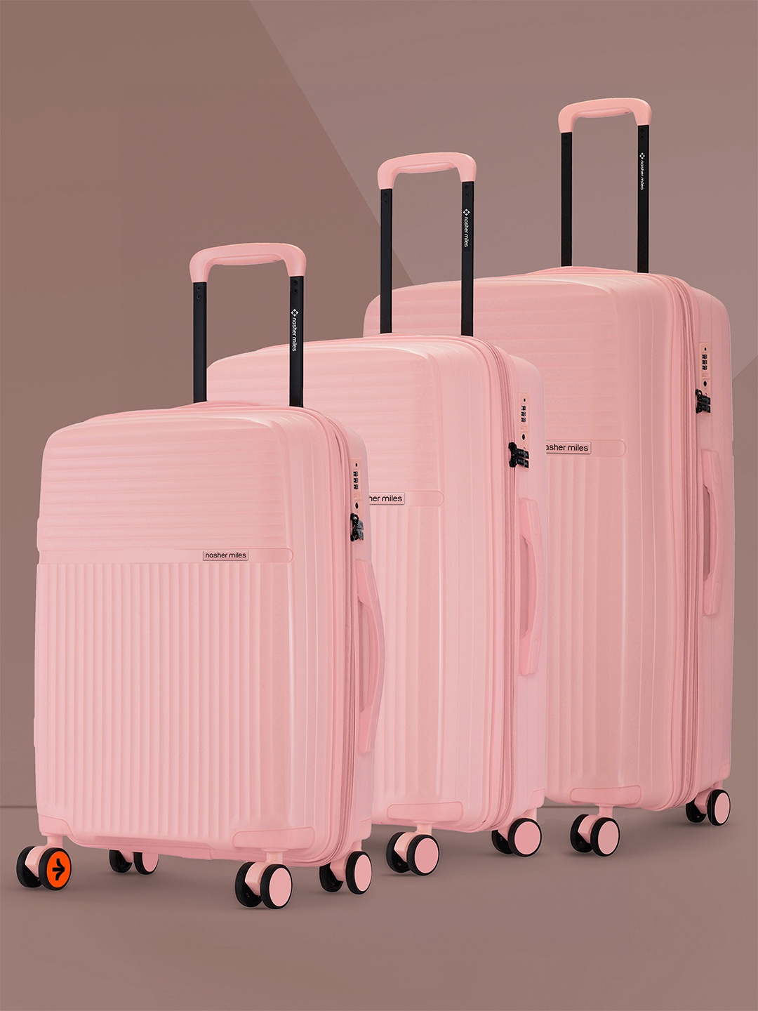 Krabi Expander TSA Lock Polypropylene Small-Medium-Large Peach Trolley Bags (55-65-75 cm)
Krabi Expander TSA Lock Polypropylene Small-Medium-Large Peach Trolley Bags (55-65-75 cm)