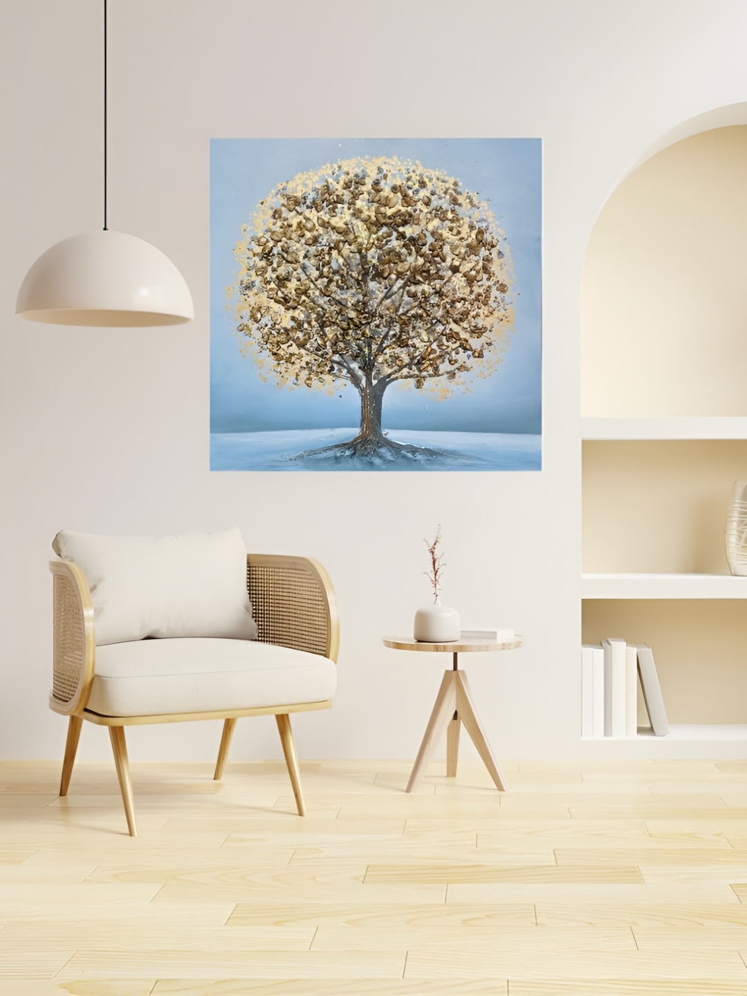 KAYRA DECOR Beige & White Handmade Embossed Canvas Art Painting Golden Husk Tree Wall Art
KAYRA DECOR Beige & White Handmade Embossed Canvas Art Painting Golden Husk Tree Wall Art