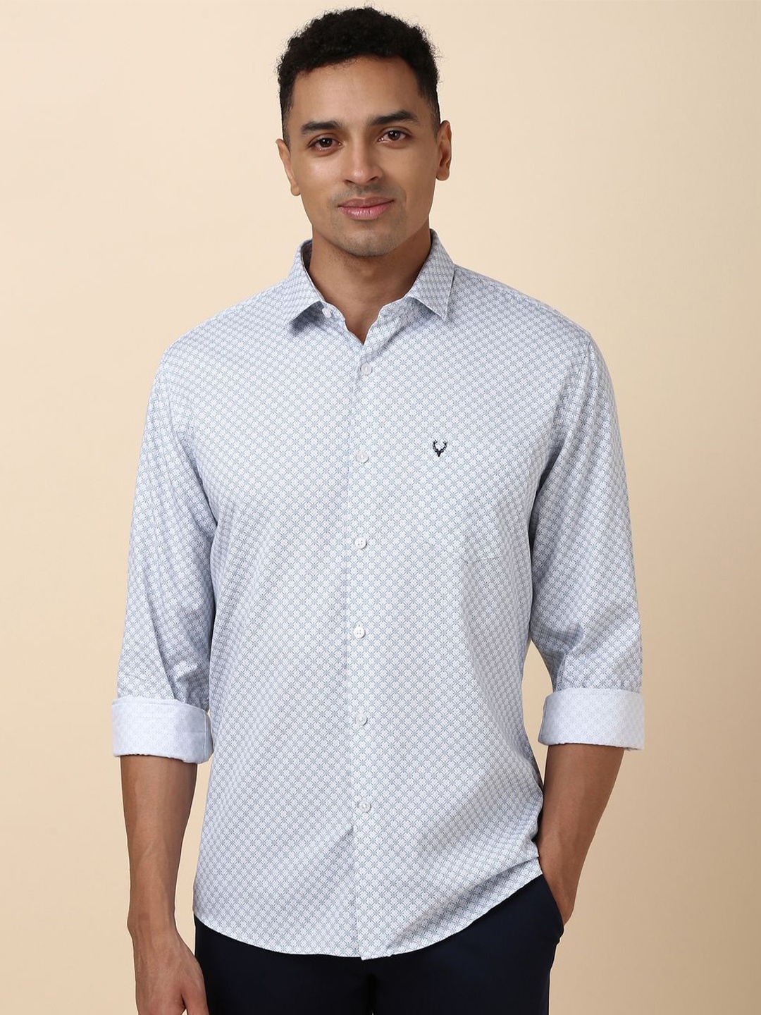 Allen Solly Men Micro Ditsy Printed Spread Collar Cotton Slim Fit Casual Shirt, White
Allen Solly Men Micro Ditsy Printed Spread Collar Cotton Slim Fit Casual Shirt, White