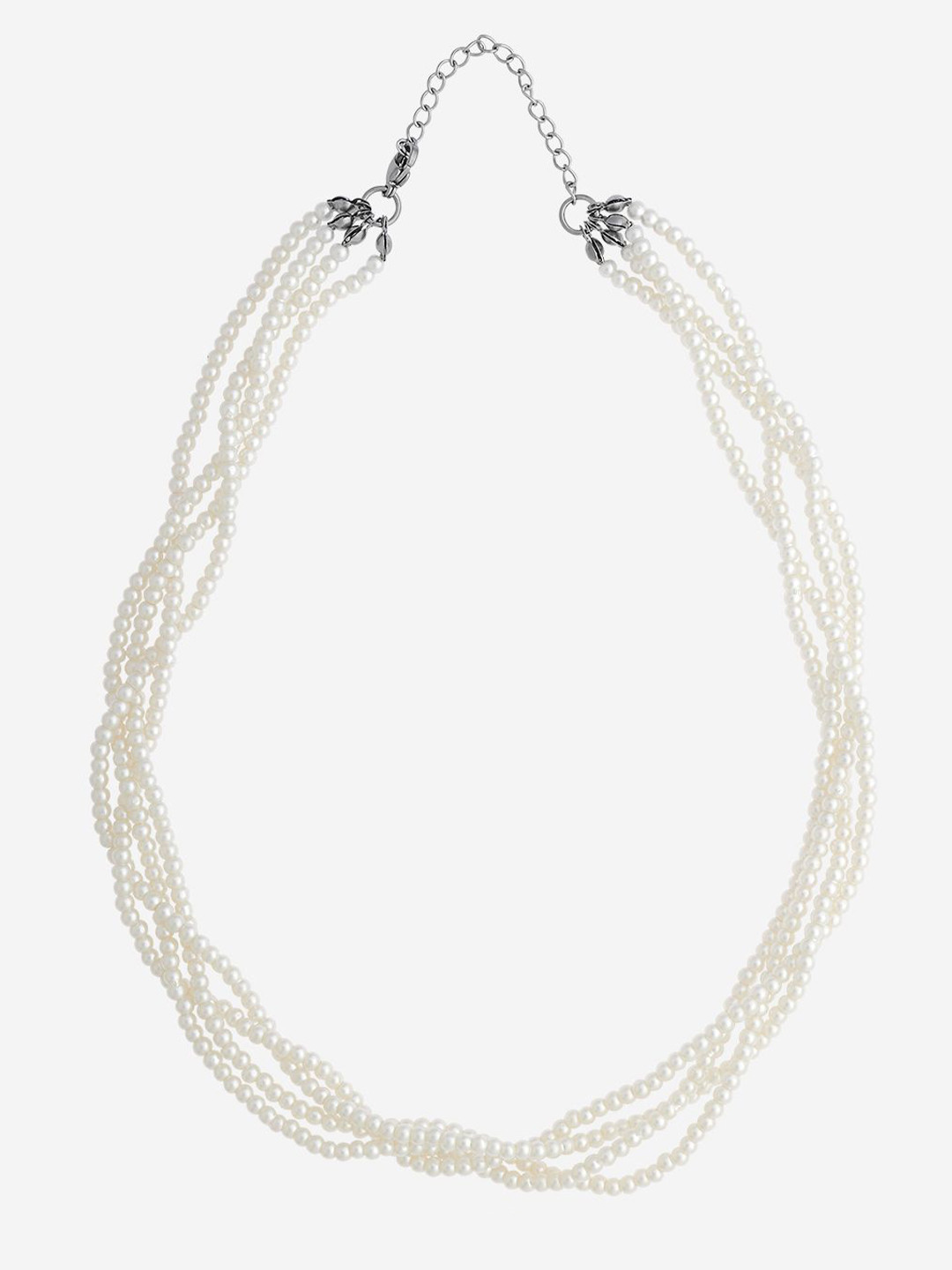 Kushal's Fashion Jewellery Rhodium-Plated Pearl-Beaded Layered Necklace, Silver
Kushal's Fashion Jewellery Rhodium-Plated Pearl-Beaded Layered Necklace, Silver