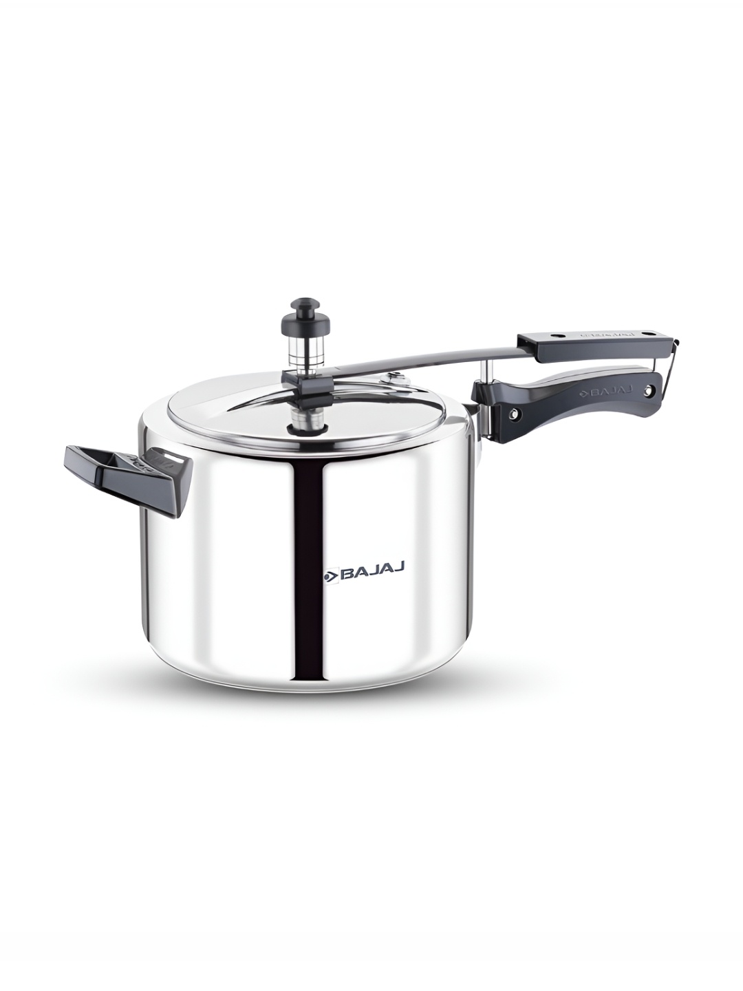Bajaj Pcx 45 Ss Silver Toned & Black 5L Stainless Steel Pressure Cooker With Inner Lid
Bajaj Pcx 45 Ss Silver Toned & Black 5L Stainless Steel Pressure Cooker With Inner Lid