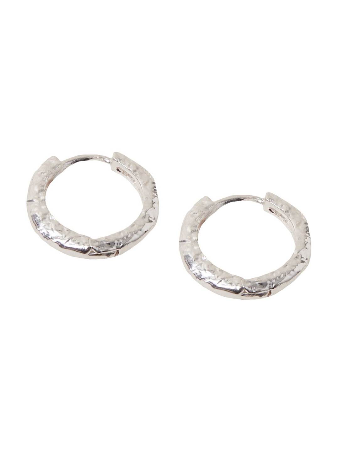 Accessorize London Women Sterling Silver Plated Molten Huggie Hoop Earrings
Accessorize London Women Sterling Silver Plated Molten Huggie Hoop Earrings