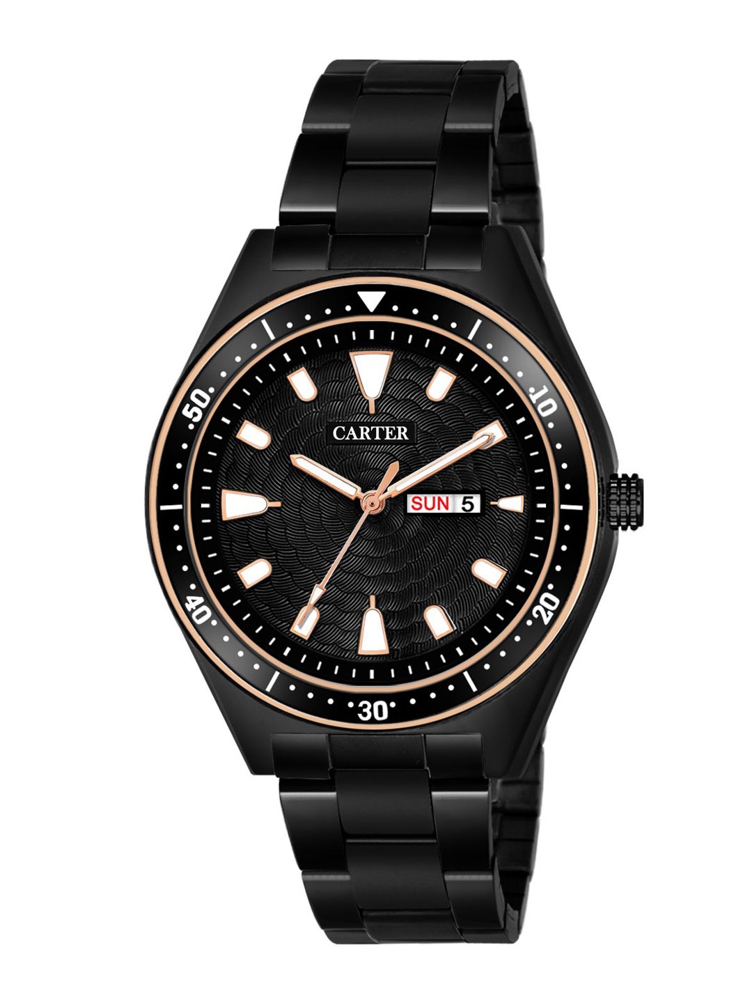 Sandy D Carter Men Dial & Stainless Steel Bracelet Style Straps Analogue Watch Sandy D, Black
Sandy D Carter Men Dial & Stainless Steel Bracelet Style Straps Analogue Watch Sandy D, Black