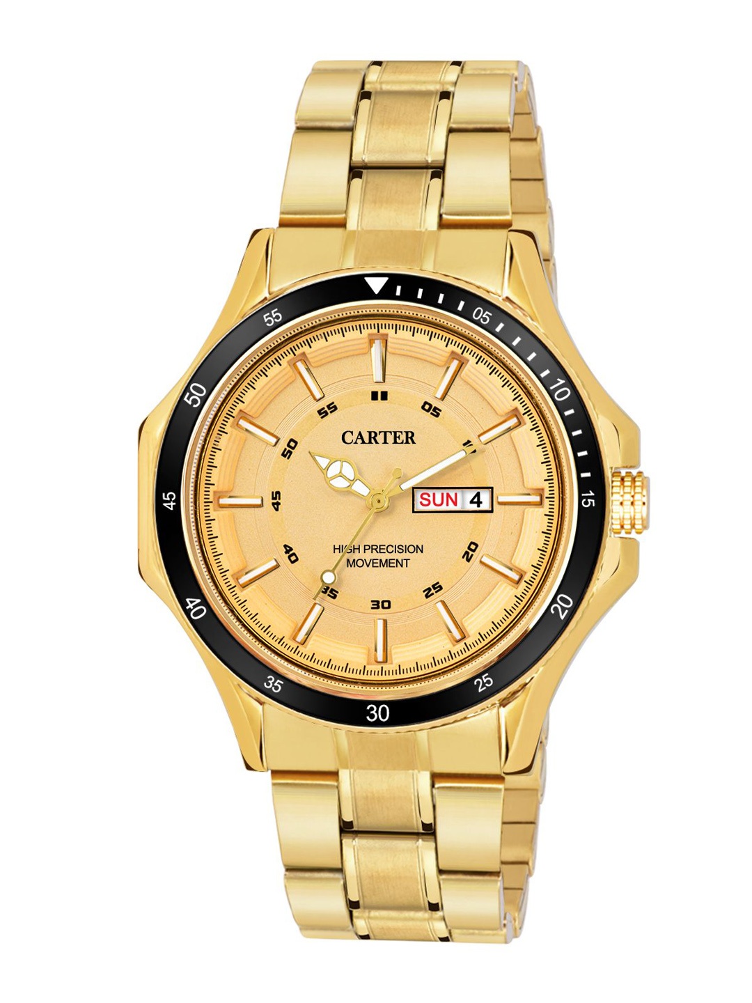 Sandy D Carter Men Dial & Stainless Steel Bracelet Style Straps Analogue Watch Sandy D Carter-187-GD, Gold
Sandy D Carter Men Dial & Stainless Steel Bracelet Style Straps Analogue Watch Sandy D Carter-187-GD, Gold