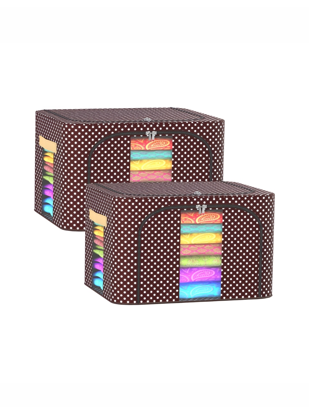 Kuber Industries Brown 2 Pieces Steel Frame Waterproof Cloth Drawer Organiser 66 Liter
Kuber Industries Brown 2 Pieces Steel Frame Waterproof Cloth Drawer Organiser 66 Liter